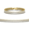 Load image into Gallery viewer, Pear Shaped Petal Style Tennis Bracelet