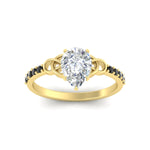 Load image into Gallery viewer, pear-shaped-petite-pave-black-diamond-fancy-engagement-ring-for-women-in-yellow-gold-fdenr8061pegblackangle5-nl-yg?v=1757494935
