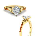 Load image into Gallery viewer, pear-shaped-petite-pave-orange-sapphire-fancy-engagement-ring-for-women-in-yellow-gold-fdenr8061pegsaorangle3-nl-yg?v=1757494935
