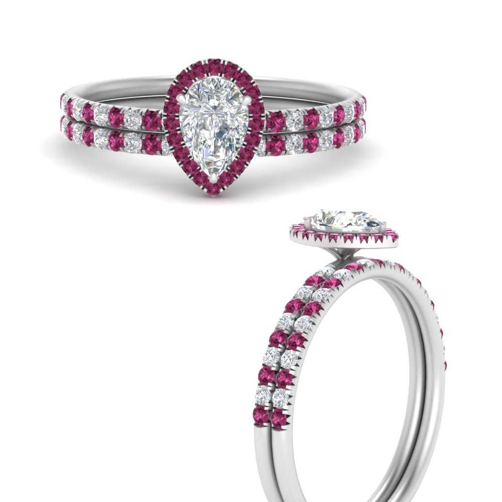 pear-shaped-pink-sapphire-halo-wedding-ring-set-in-white-gold-FD8523PEGSADRPI-NL-WG