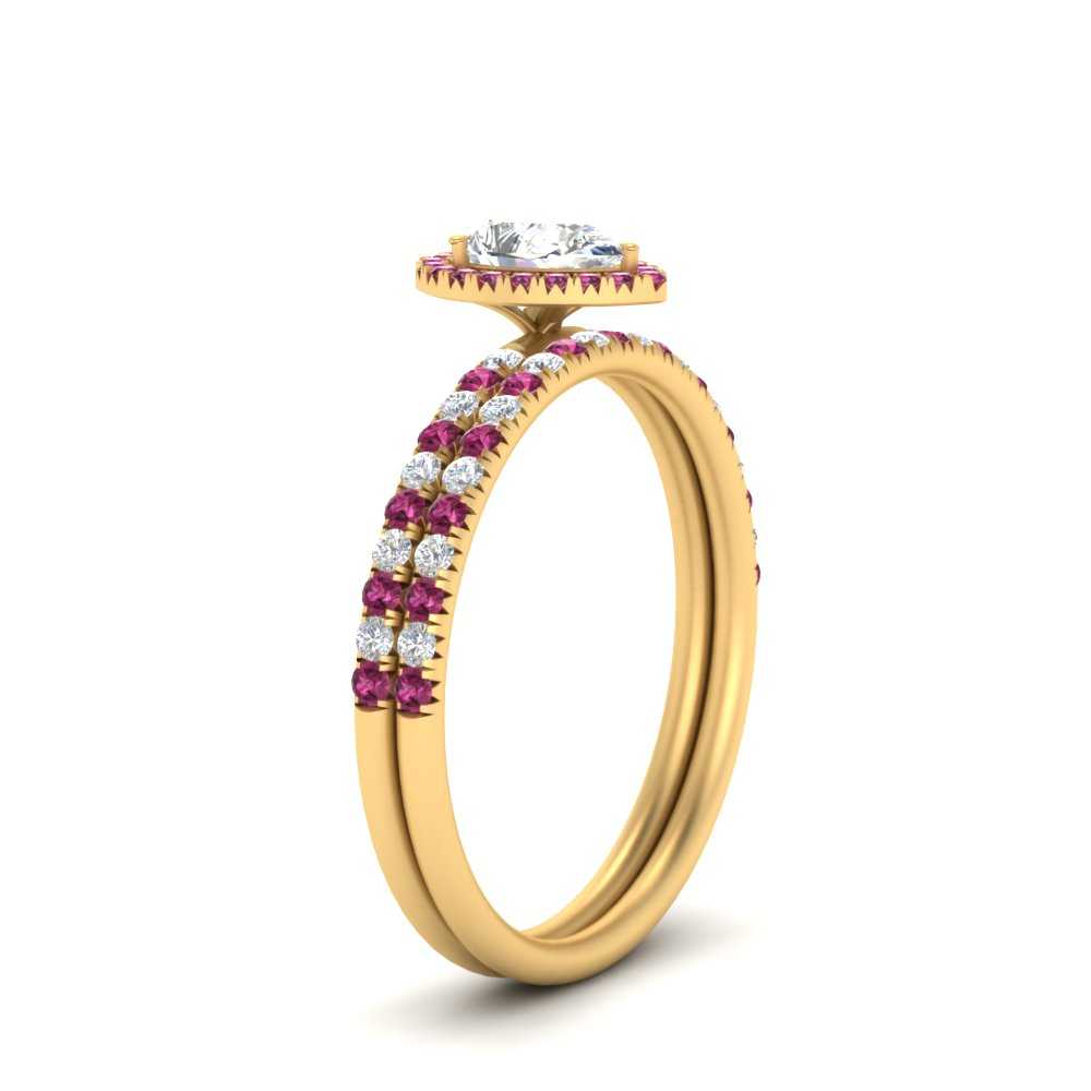 pear-shaped-pink-sapphire-halo-wedding-ring-set-in-yellow-gold-FD8523PEGSADRPI-NL-YG