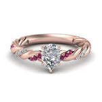 Load image into Gallery viewer, pear-shaped-pink-sapphire-twisted-vine-engagement-ring-in-rose-gold-FD9127PERGSADRPI-NL-RG

