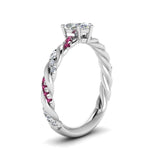 Load image into Gallery viewer, pear-shaped-pink-sapphire-twisted-vine-engagement-ring-in-white-gold-FD9127PERGSADRPIANGLE2-NL-WG
