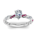 Load image into Gallery viewer, pear-shaped-pink-sapphire-twisted-vine-engagement-ring-in-white-gold-FD9127PERGSADRPIANGLE5-NL-WG
