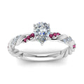 Thumbnail 9 - pear-shaped-pink-sapphire-twisted-vine-engagement-ring-in-white-gold-FD9127PERGSADRPIANGLE5-NL-WG