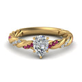 Thumbnail 63 - pear-shaped-pink-sapphire-twisted-vine-engagement-ring-in-yellow-gold-FD9127PERGSADRPI-NL-YG
