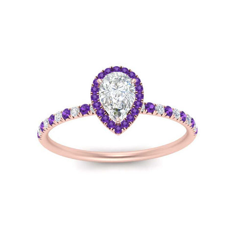 pear-shaped-purple-topaz-halo-petite-engagement-ring-in-rose-gold-FD8523PERGVITOANGLE3-NL-RG