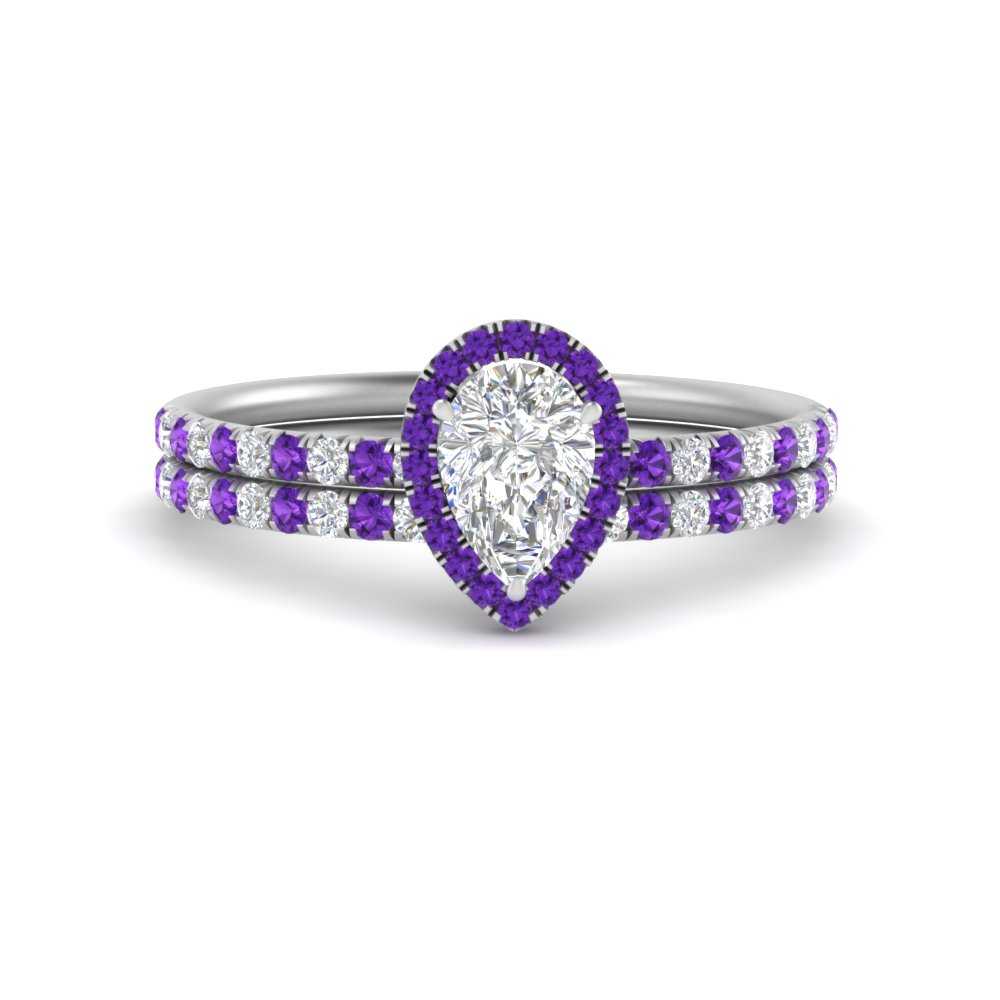 pear-shaped-purple-topaz-halo-wedding-ring-set-in-white-gold-FD8523PEGVITO-NL-WG