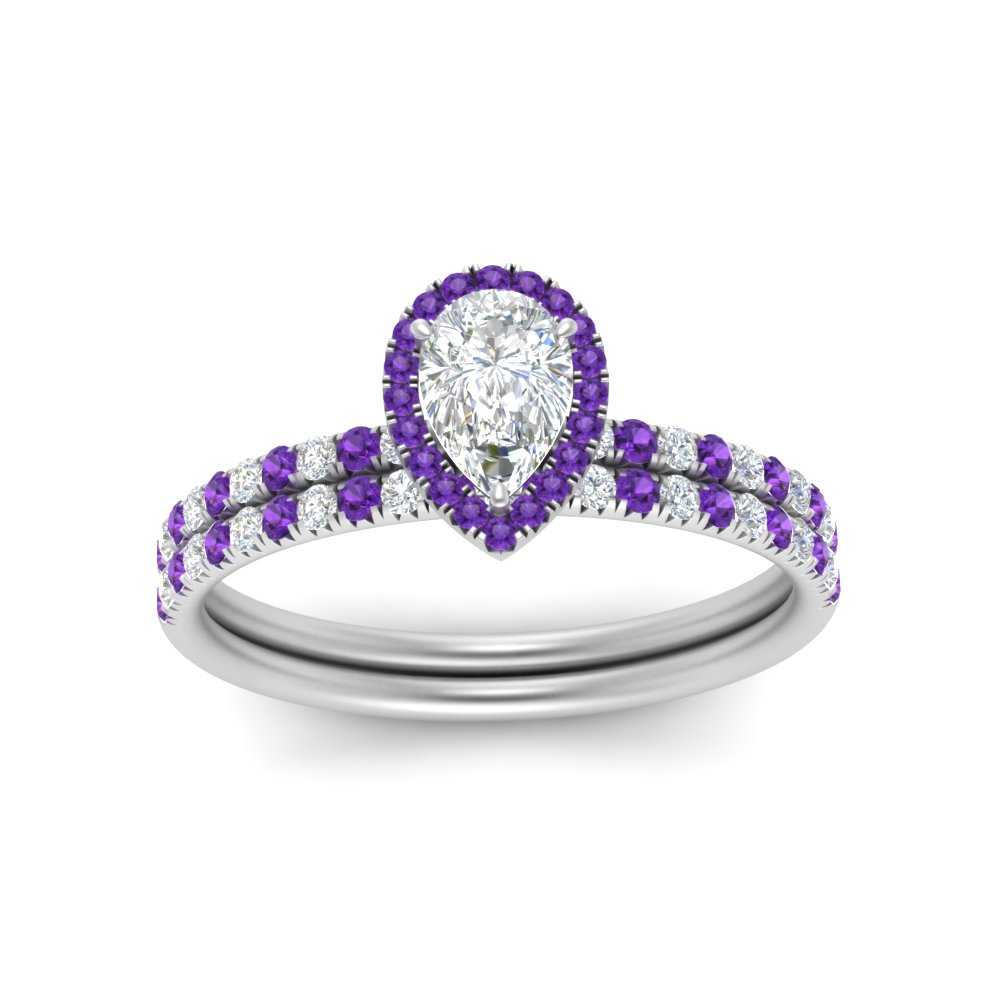 pear-shaped-purple-topaz-halo-wedding-ring-set-in-white-gold-FD8523PEGVITO-NL-WG