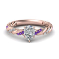 Thumbnail 54 - pear-shaped-purple-topaz-twisted-vine-engagement-ring-in-rose-gold-FD9127PERGVITO-NL-RG