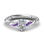 Load image into Gallery viewer, pear-shaped-purple-topaz-twisted-vine-engagement-ring-in-white-gold-FD9127PERGVITO-NL-WG