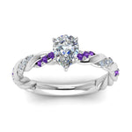 Load image into Gallery viewer, pear-shaped-purple-topaz-twisted-vine-engagement-ring-in-white-gold-FD9127PERGVITOANGLE5-NL-WG