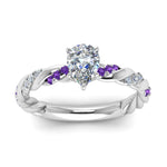 Load image into Gallery viewer, pear-shaped-purple-topaz-twisted-vine-engagement-ring-in-white-gold-FD9127PERGVITOANGLE5-NL-WG

