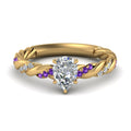 Thumbnail 81 - pear-shaped-purple-topaz-twisted-vine-engagement-ring-in-yellow-gold-FD9127PERGVITO-NL-YG