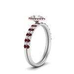Load image into Gallery viewer, pear-shaped-ruby-halo-wedding-ring-set-in-white-gold-FD8523PEGRUDR-NL-WG
