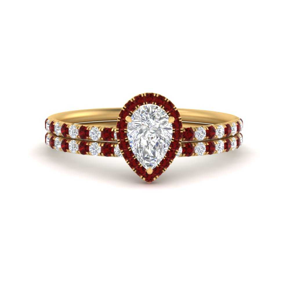 pear-shaped-ruby-halo-wedding-ring-set-in-yellow-gold-FD8523PEGRUDR-NL-YG