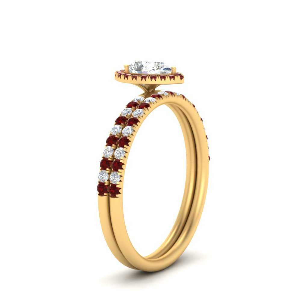 pear-shaped-ruby-halo-wedding-ring-set-in-yellow-gold-FD8523PEGRUDR-NL-YG