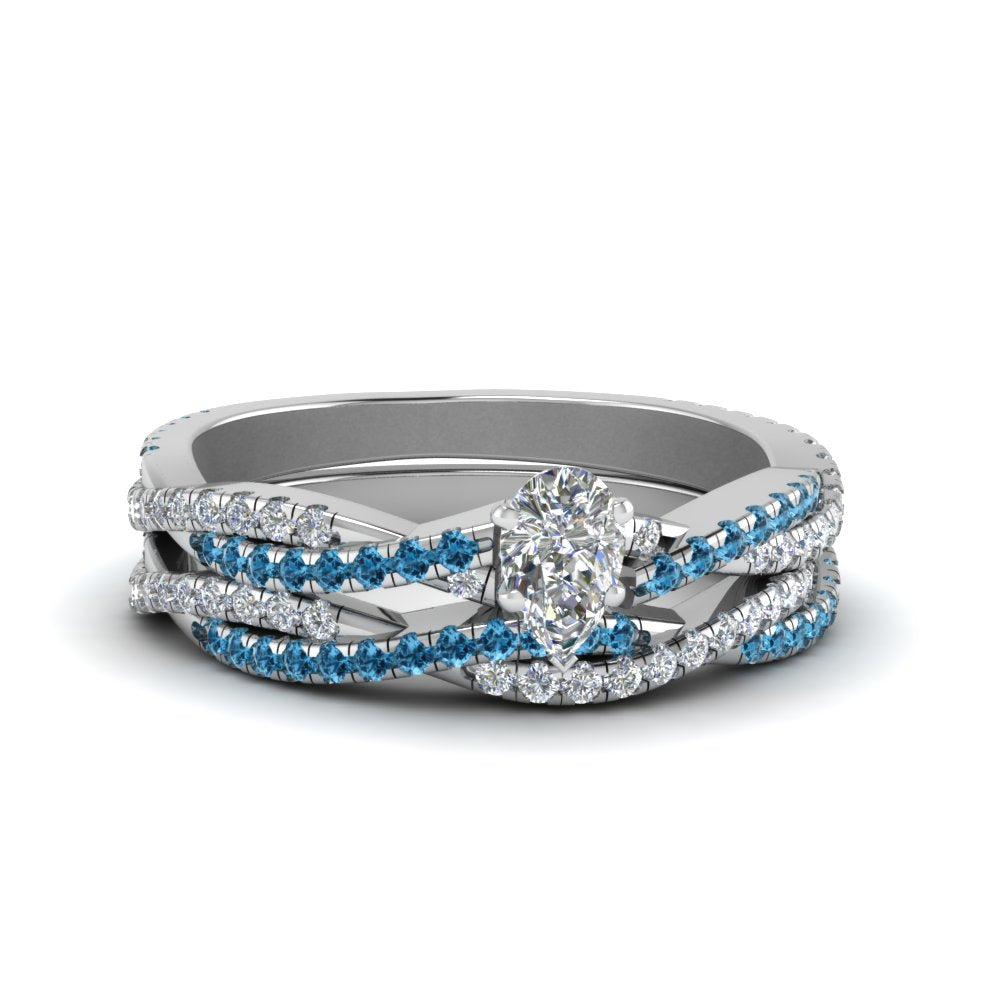 pear-shaped-simple-diamond-twisted-vine-bridal-ring-sets-with-ice-blue-topaz-in-950-Platinum-FD8233PEGICBLTO-NL-WG