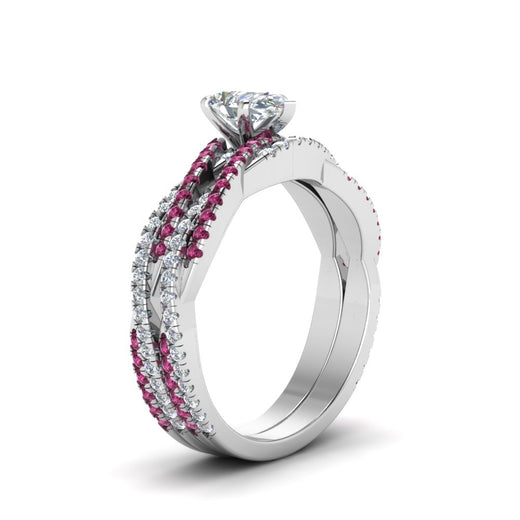 pear-shaped-simple-diamond-twisted-vine-bridal-ring-sets-with-pink-sapphire-in-14K-white-gold-FD8233PEGSADRPI-NL-WG