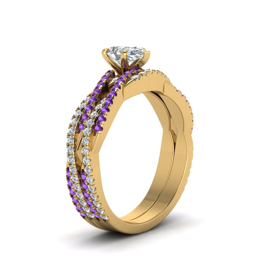 pear-shaped-simple-diamond-twisted-vine-bridal-ring-sets-with-violac-topaz-in-14K-yellow-gold-FD8233PEGVITO-NL-YG