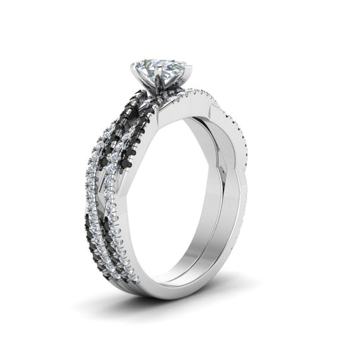 pear-shaped-simple-twisted-vine-bridal-ring-sets-with-black-diamond-in-950-Platinum-FD8233PEGBLACK-NL-WG