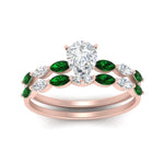 Load image into Gallery viewer, pear-shaped-single-prong-marquise-emerald-engagement-ring-and-band-in-FD9939PEGEMGR-NL-RG
