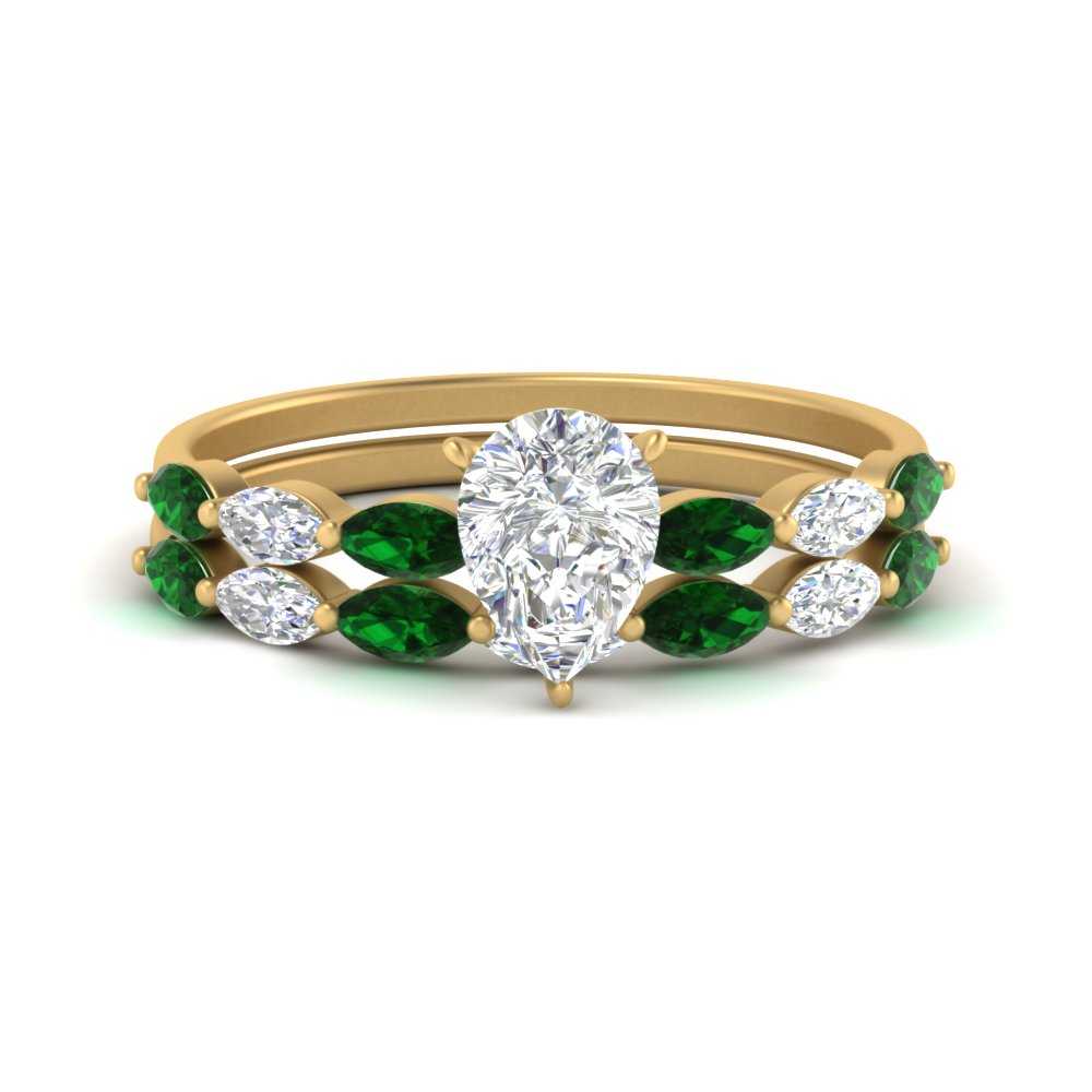 pear-shaped-single-prong-marquise-emerald-engagement-ring-and-band-in-FD9939PEGEMGR-NL-YG