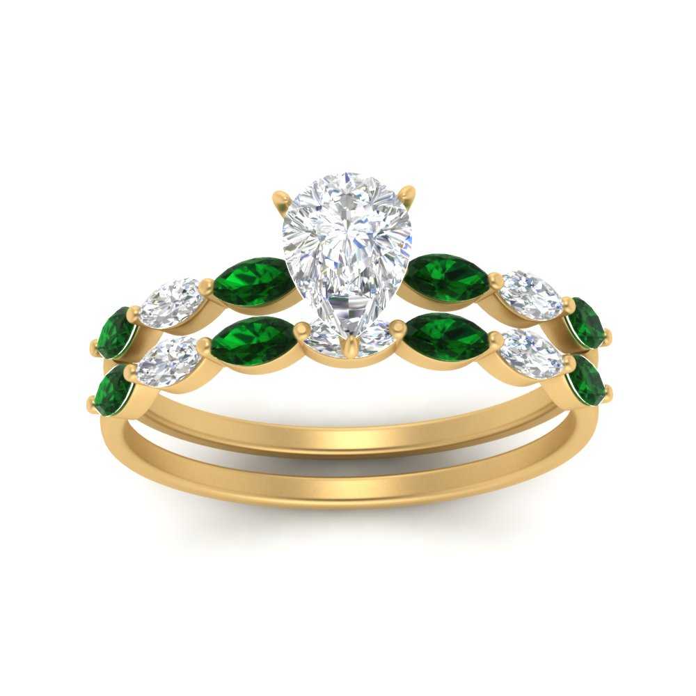pear-shaped-single-prong-marquise-emerald-engagement-ring-and-band-in-FD9939PEGEMGR-NL-YG