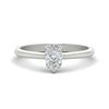 Load image into Gallery viewer, Pear Shaped Solitaire Cathedral Ring