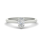 Load image into Gallery viewer, Pear Shaped Solitaire Cathedral Ring

