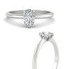 Load image into Gallery viewer, Pear Shaped Solitaire Cathedral Ring