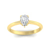 Load image into Gallery viewer, Pear Shaped Solitaire Cathedral Ring