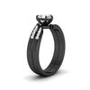 Load image into Gallery viewer, pear-shaped-swirl-channel-diamond-bridal-black-set-in-black-gold-FDENS4028PE-NL-BG.jpg
