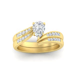 Load image into Gallery viewer, pear-shaped-swirl-channel-diamond-bridal-set-in-yellow-gold-FDENS4028PE-NL-YG.jpg
