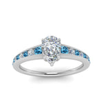 Load image into Gallery viewer, pear-shaped-swirl-engraved-channel-accent-diamond-engagement-ring-with-blue-topaz-in-FD122866PERGICBLTO-NL-WG
