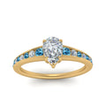 Thumbnail 49 - pear-shaped-swirl-engraved-channel-accent-diamond-engagement-ring-with-blue-topaz-in-FD122866PERGICBLTO-NL-YG