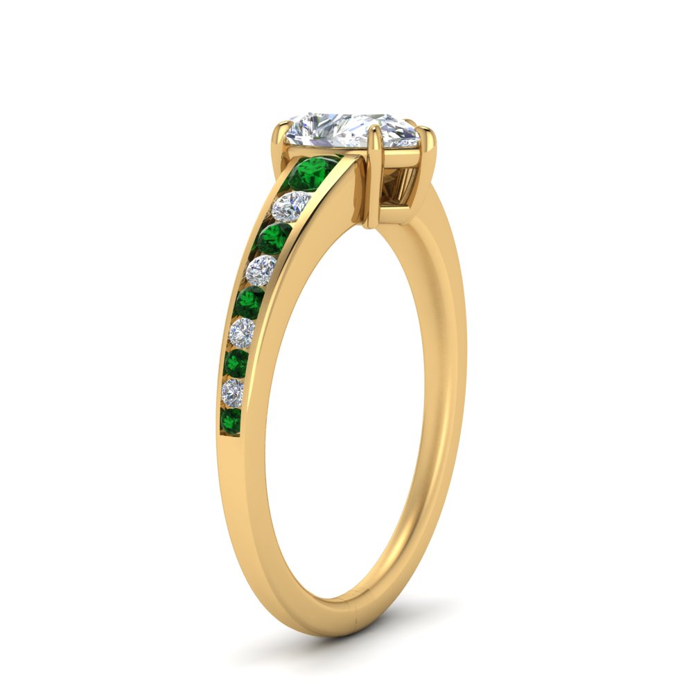 pear-shaped-swirl-engraved-channel-accent-diamond-engagement-ring-with-emerald-in-FD122866PERGEMGR-NL-YG