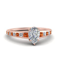 Thumbnail 66 - pear-shaped-swirl-engraved-channel-accent-diamond-engagement-ring-with-orange-sapphire-in-FD122866PERGSAOR-NL-RG