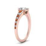 Load image into Gallery viewer, pear-shaped-swirl-engraved-channel-accent-diamond-engagement-ring-with-orange-sapphire-in-FD122866PERGSAOR-NL-RG

