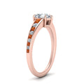 Thumbnail 68 - pear-shaped-swirl-engraved-channel-accent-diamond-engagement-ring-with-orange-sapphire-in-FD122866PERGSAOR-NL-RG
