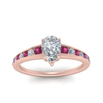 Load image into Gallery viewer, pear-shaped-swirl-engraved-channel-accent-diamond-engagement-ring-with-pink-sapphire-in-FD122866PERGSADRPI-NL-RG
