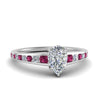 Load image into Gallery viewer, pear-shaped-swirl-engraved-channel-accent-diamond-engagement-ring-with-pink-sapphire-in-FD122866PERGSADRPI-NL-WG