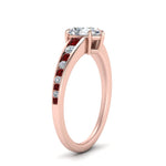 Load image into Gallery viewer, pear-shaped-swirl-engraved-channel-accent-diamond-engagement-ring-with-ruby-in-FD122866PERGRUDR-NL-RG
