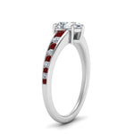 Load image into Gallery viewer, pear-shaped-swirl-engraved-channel-accent-diamond-engagement-ring-with-ruby-in-FD122866PERGRUDR-NL-WG

