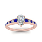 Load image into Gallery viewer, pear-shaped-swirl-engraved-channel-accent-diamond-engagement-ring-with-sapphire-in-FD122866PERGSABL-NL-RG

