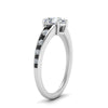 Load image into Gallery viewer, pear-shaped-swirl-engraved-channel-accent-engagement-ring-with-black-diamond-in-FD122866PERGBLACK-NL-WG