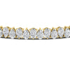 Load image into Gallery viewer, Pear Shaped Tennis Bracelet 11 Carat