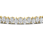 Load image into Gallery viewer, Pear Shaped Tennis Bracelet 11 Carat
