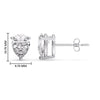 Load image into Gallery viewer, One Carat Diamond Pear Cut 3 Prong Earring