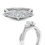 Load image into Gallery viewer, pear-shaped-twisted-floral-prong-diamond-wedding-set-in-white-gold-FD10257PE-ANGLE3-NL-WG_0a603294-3e8b-4da1-843d-64e2ce43dc2b?v=1756360158
